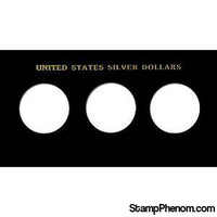 U.S. Silver Dollars (No Dates)(slots 3)-Capital Plastics Holders & Capsules-Capital Plastics-StampPhenom