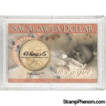 Sacagawea Frosty Case - It's a Girl!-Coin Holders & Capsules-HE Harris & Co-StampPhenom