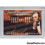 Abe Lincoln Bicentential Frosty Case - 2 Hole-Coin Holders & Capsules-HE Harris & Co-StampPhenom