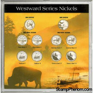 Westward Journey Nickel Case-Coin Holders & Capsules-HE Harris & Co-StampPhenom