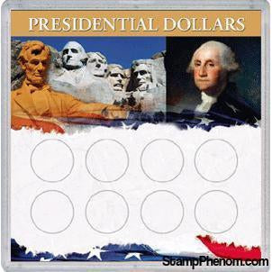 Presidential Dollar Frosty Case - 8 Holes-Coin Holders & Capsules-Whitman-StampPhenom