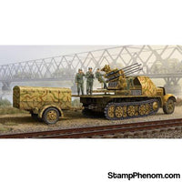 Trumpeter - German 2cm Flakvierling 38 AUF Selbstfahrlafette 1:35-Model Kits-Trumpeter-StampPhenom