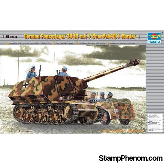 Trumpeter - German 39H Tank With 75mm 1:35-Model Kits-Trumpeter-StampPhenom