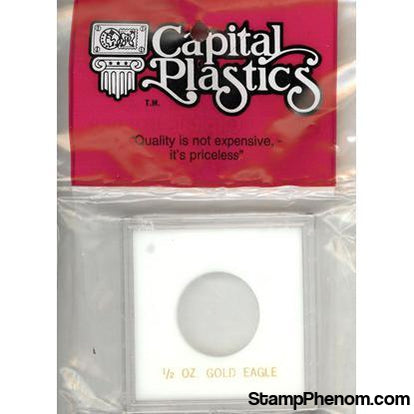 Capital Plastics Krown Coin Holder - 1/2 oz. Eagle-Capital Plastics Holders & Capsules-Capital Plastics-StampPhenom