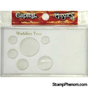 Wedding Year (SE $, .50, .25, .10, .05, .01)-Capital Plastics Holders & Capsules-Capital Plastics-StampPhenom