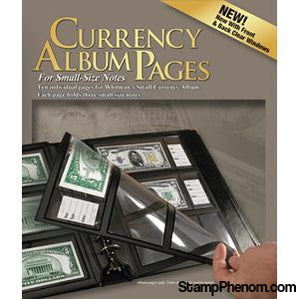 Refill Pages Whitman Premium Currency Album - Modern Notes - Clear View-Slab and Currency Albums-Whitman-StampPhenom