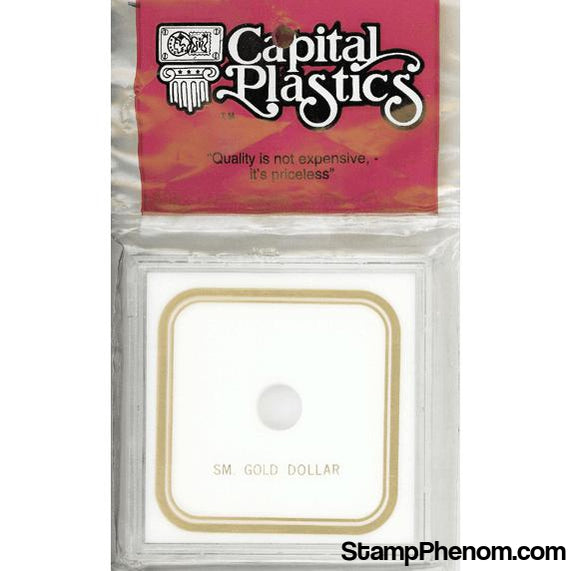 Capital Plastics VPX Coin Holder - Small Gold Dollar (type 1)-Capital Plastics Holders & Capsules-Capital Plastics-StampPhenom