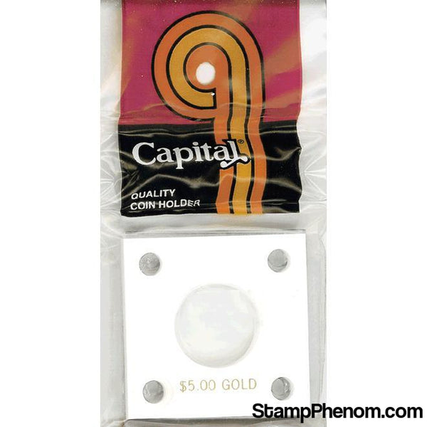 Capital Plastics 144 Coin Holder - $5 Gold-Capital Plastics Holders & Capsules-Capital Plastics-StampPhenom
