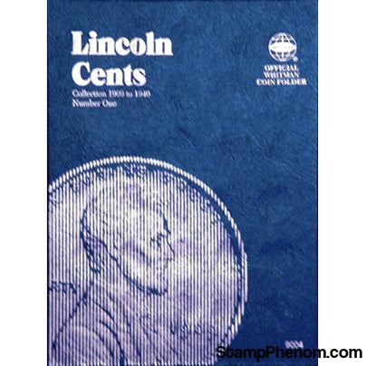 Lincoln Cent No. 1, 1909-1940-Whitman Folders-Whitman-StampPhenom