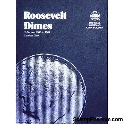 Roosevelt Dime No. 1, 1946-1964-Whitman Folders-Whitman-StampPhenom