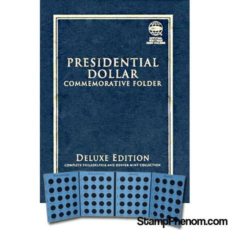 Deluxe Edition: Presidential Dollar Commemorative Folder P & D-Coin Albums & Folders-Whitman-StampPhenom
