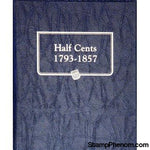 Half Cent Album 1793-1857-Whitman Albums, Binders & Pages-Whitman-StampPhenom