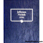 Jefferson Nickel Album 1938-2003-Whitman Albums, Binders & Pages-Whitman-StampPhenom