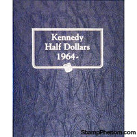 Kennedy Half Dollar Album 1964-2002-Whitman Albums, Binders & Pages-Whitman-StampPhenom