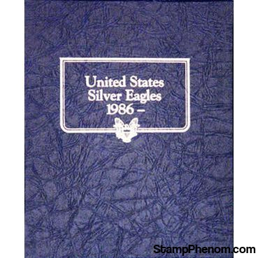 US Silver Eagle Album 1986-2021-Whitman Albums, Binders & Pages-Whitman-StampPhenom