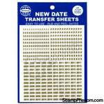 Gold Date Transfer Sheets for Whitman Albums-Whitman Albums, Binders & Pages-Whitman-StampPhenom