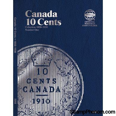 Canadian 10-Cent 1858-1936-Whitman Folders-Whitman-StampPhenom