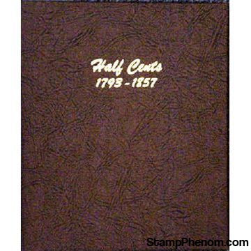 Half Cents 1793-1857-Dansco Coin Albums-Dansco-StampPhenom