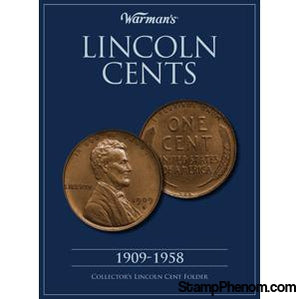 Lincoln Cents 1909-1958-Coin Albums-Warmans-StampPhenom