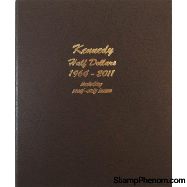 Kennedy Half Dollars - Vol. 1, 1964-2011 with proof-Dansco Coin Albums-Dansco-StampPhenom