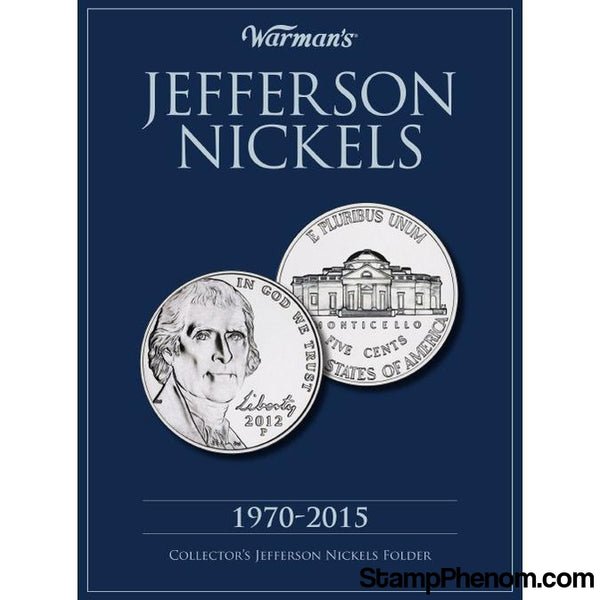 Jefferson Nickels 1970-2015-Coin Albums-Warmans-StampPhenom