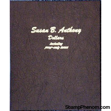 Susan B. Anthony Dollars with proof-Dansco Coin Albums-Dansco-StampPhenom
