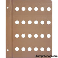 Blank Pages 16mm-Dansco Coin Albums-Dansco-StampPhenom