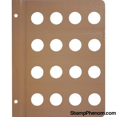 Blank Pages 25mm-Dansco Coin Albums-Dansco-StampPhenom