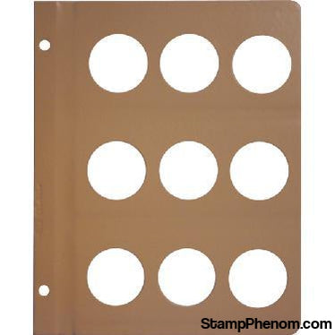 Blank Pages 40mm-Dansco Coin Albums-Dansco-StampPhenom