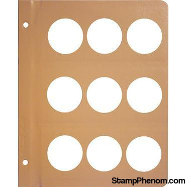 Blank Pages 43.25mm-Dansco Coin Albums-Dansco-StampPhenom