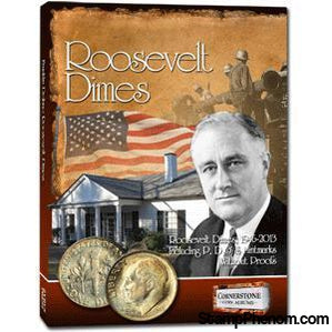 Coin Album - Roosevelt Dimes Album, 1946-2013 P&D&S-Coin Albums-Cornerstone-StampPhenom