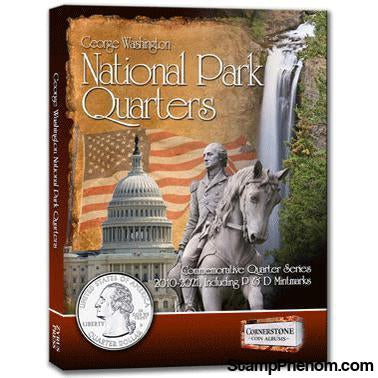 Coin Album - National Park Quarters Album 2010-2021. P&D-Coin Albums-Cornerstone-StampPhenom