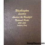 Washington Quarters America's Beautiful N/P 2010-2015. P.D.S & Sil. Pr. Vol I-Dansco Coin Albums-Dansco-StampPhenom