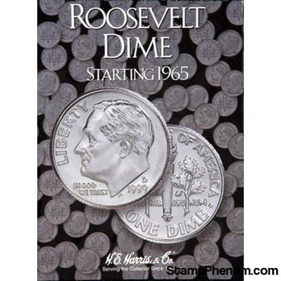 Roosevelt Dimes Folder #2 1965-1999-HE Harris Folders-HE Harris & Co-StampPhenom