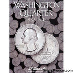 Washington Quarters Folder #1 1932-1947-HE Harris Folders-HE Harris & Co-StampPhenom