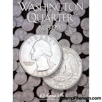 Washington Quarters Folder #4 1988-1998-HE Harris Folders-HE Harris & Co-StampPhenom