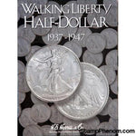 Walking Liberty Half Dollar #2 Folder 1937-1947-HE Harris Folders-HE Harris & Co-StampPhenom