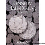 Kennedy Half Dollar Folder #2 1985-1999-HE Harris Folders-HE Harris & Co-StampPhenom
