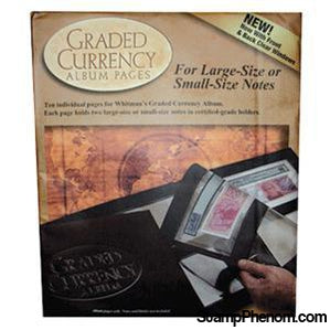 10 Refill Pages for Whitman Premium Graded Currency-Slab and Currency Albums-Whitman-StampPhenom