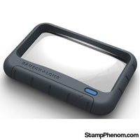 Rectangular LED Magnifier - 2x, 2x4-Loupes and Magnifiers-Bausch & Lomb-StampPhenom