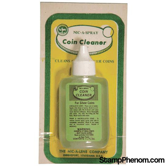 Nic-A-Spray (1.25oz bottle)-Coin Cleaners-Nic-A-Lene-StampPhenom
