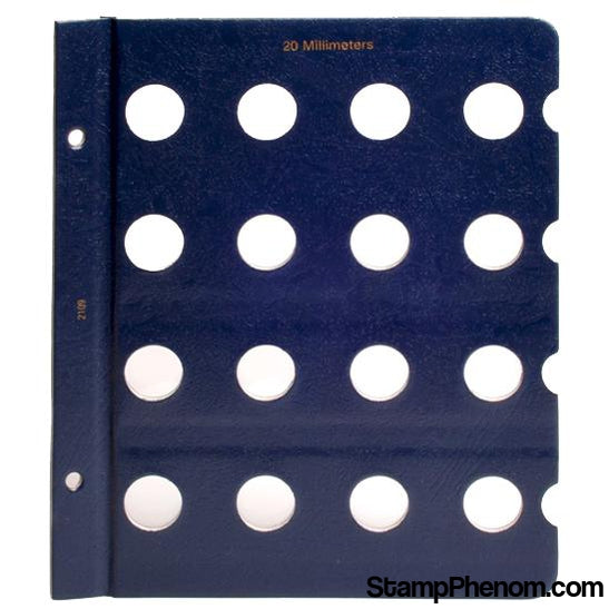 Blank Pages - 20mm-Whitman Albums, Binders & Pages-Whitman-StampPhenom