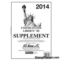 2014 Liberty III Supplement-Album Supplements-HE Harris & Co-StampPhenom