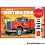 AMT - White Western Star Tractor (Coca Cola) 1:25-Model Kits-AMT-StampPhenom