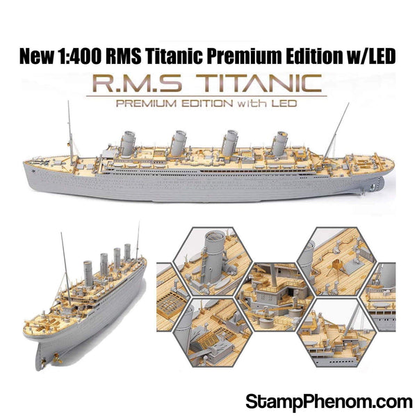 Academy - RMS Titanic Premium Edition with LED 1:400-Model Kits-Academy-StampPhenom