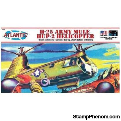 Atlantis - H-25 Army Mule HUP-2 Helicopter-Model Kits-Atlantis-StampPhenom