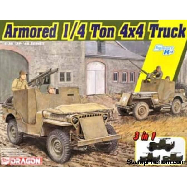 Dragon - Armored 1/4 Ton 4x4 Truck 1:35-Model Kits-Dragon-StampPhenom