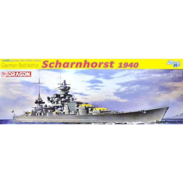 Dragon - German Battleship Scharnhorst 1:350-Model Kits-Dragon-StampPhenom