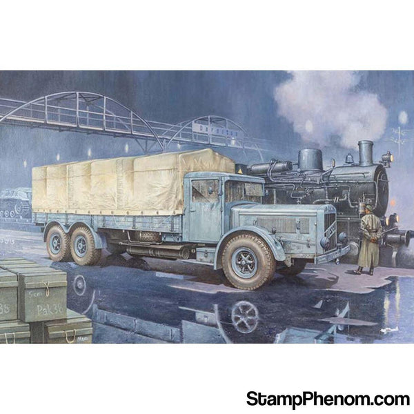 Roden - Vomag 8 LR LKW WWII German Heavy Truck 1:72-Model Kits-Roden-StampPhenom