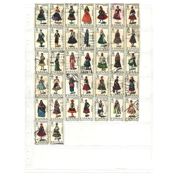 Spain Regional Costumes-Stamps-Spain-StampPhenom